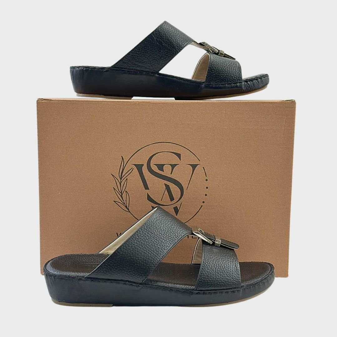 Black Arabic Comfort Sandal