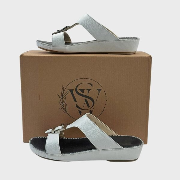 White Arabic Comfort Sandal