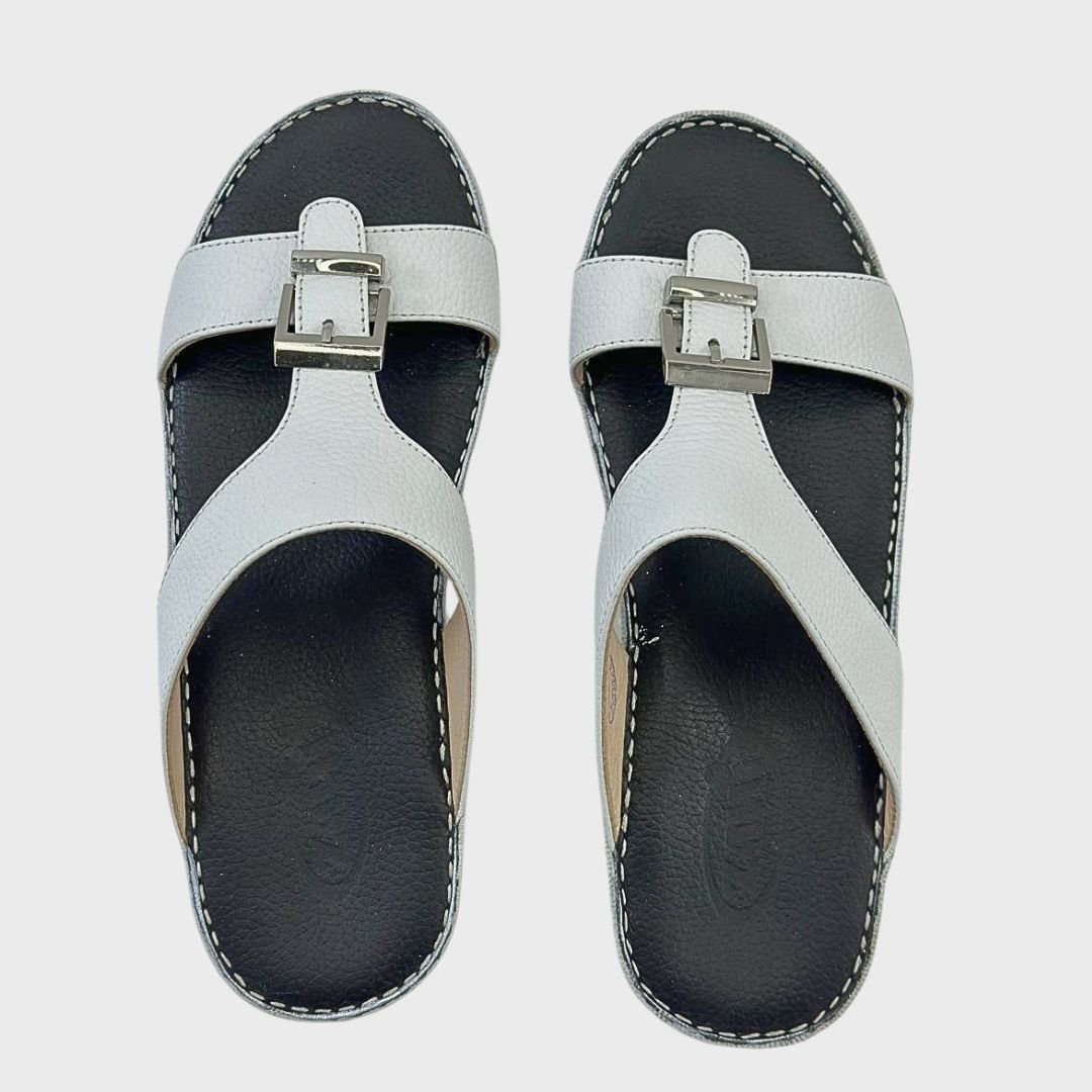 White Arabic Comfort Sandal